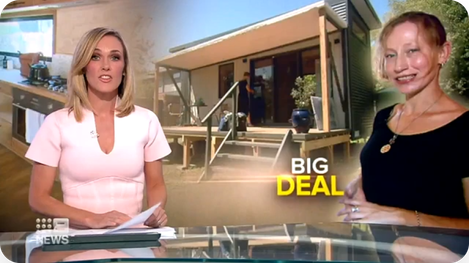 News segment covering Teeny Tiny Homes' big deal
